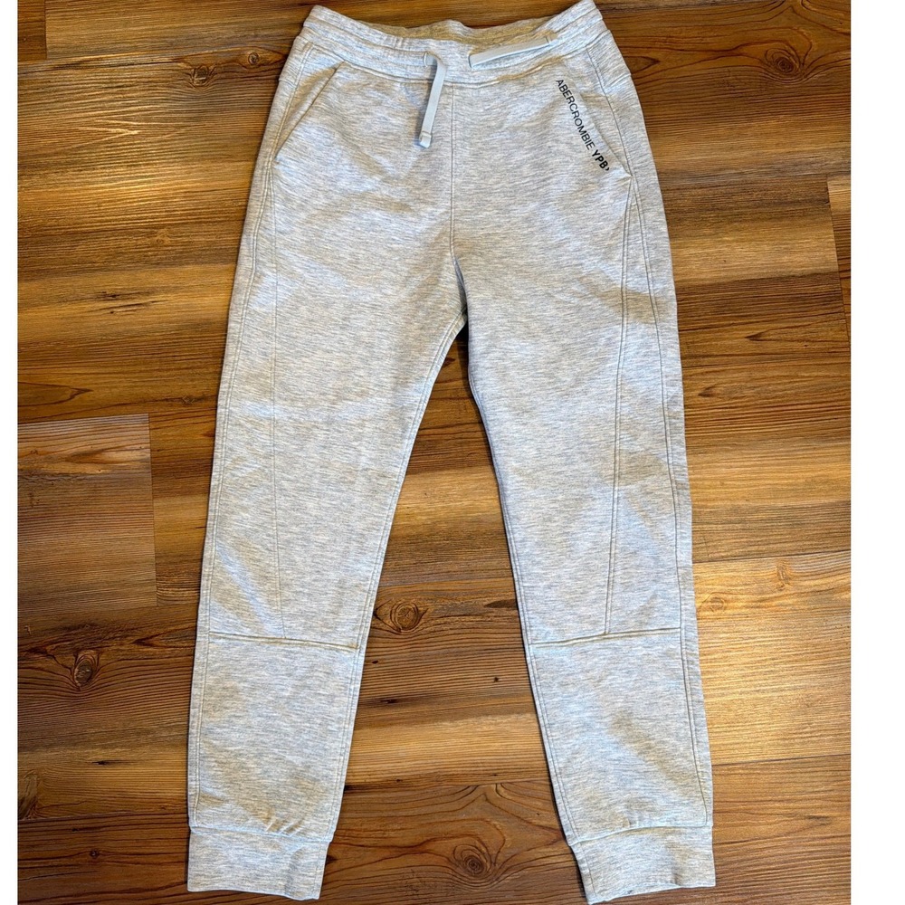 Abercrombie Kids YPB Grey Heather Active Joggers Sweatpants Size 9/10 Boys Girls